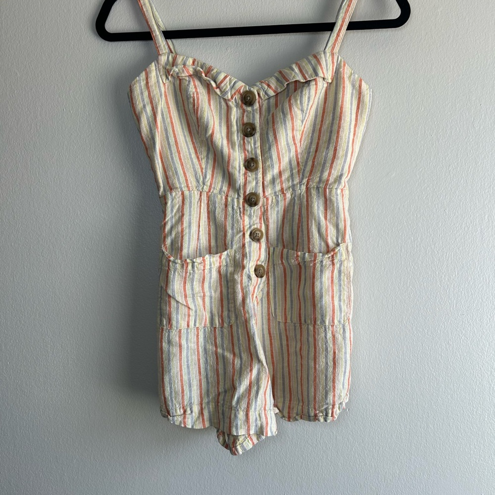 Urban Outfitters Multicolor Striped Romper